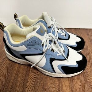 Easy Spirit Serevamp14 Sneakers Womens 7.5WW Extra Wide Blue White Walking Shoes